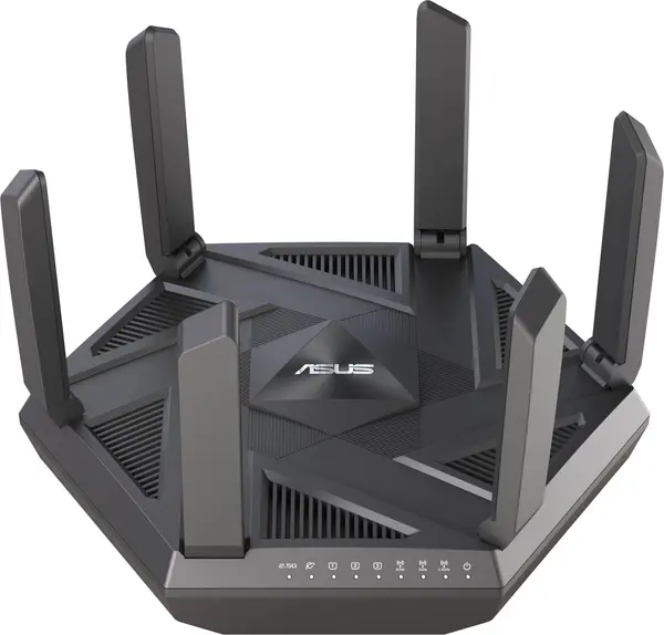 Router ASUS - RT-AXE7800, 7.8Gbps, Negru
