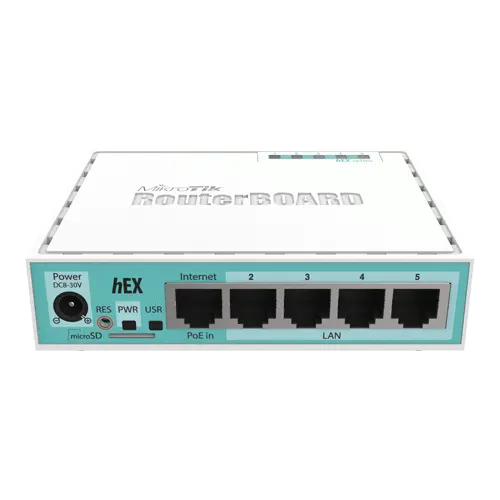 Router hEX, 5 x Gigabit, RouterOS L4 - Mikrotik RB750Gr3