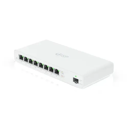Router UISP, Ubiquiti, 8 porturi, 1000 Mbps, Alb