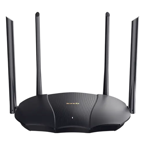 Router Wi-Fi 6, DualBand 2.4Ghz/5GHz, 574+2402Mbps, 4x6dBi, 3 porturi Gigabit - Tenda TND-TX12