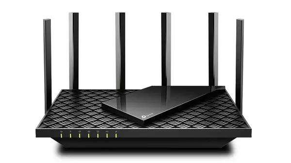 Router Wi-Fi 6Gb Dual Band Tp-Link Archer AX72, 5 porturi, 4x Gb LAN, 1x Gb WAN, 4.8Gbps, tehnologie One Mesh si OFDMA, port USB 3, 6 antene