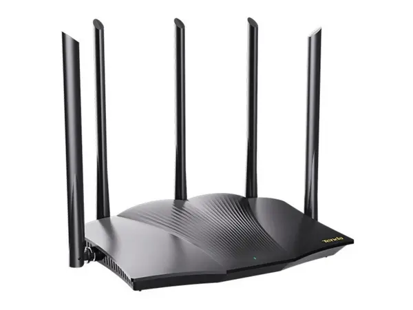 Router Wi-Fi Tenda TND-TX12 PRO, v2.0, AX3000, Dual-Band, 5 antene 6dBi, 1 WAN 3 LAN Gigabit, Mesh, WPA3, MU-MIMO, OFDMA, VPN