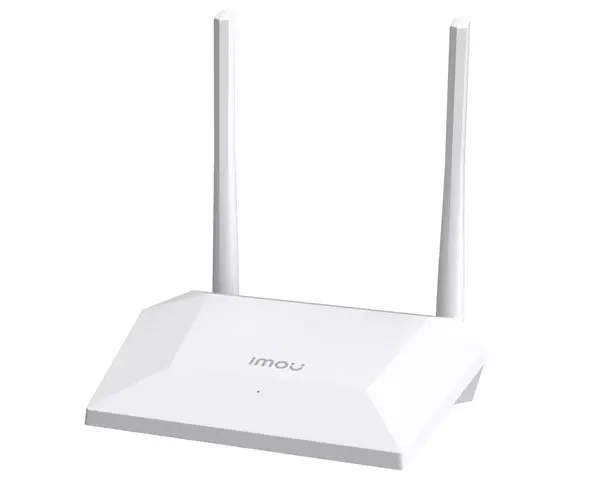 Router wireless, 4 porturi, Wi-Fi 2.4GHz, 300 Mbps, 2.4 GHz, 2 antene externe 5 dBi, Imou HR300