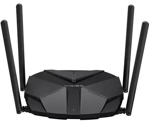 Router Wireless Mercusys MR85X, AX3000, Wi-Fi 6, Dual-Band, 1 port 2.5G, OFDMA, MU-MIMO (Negru)