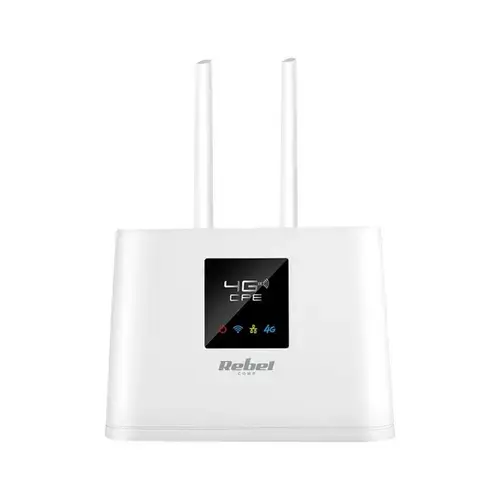 Router Wireless Rebel 4G LTE, 2 antene externe (Alb)