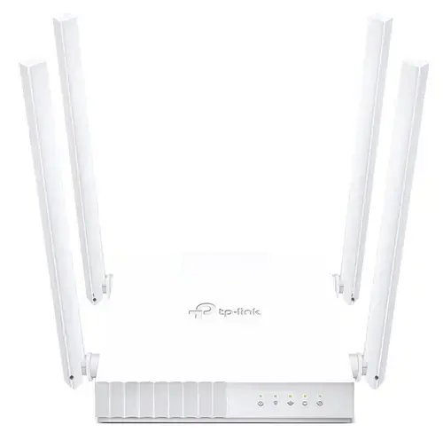 Router Wireless TP-Link Archer C24, Dual Band, 750 Mbps, 4 Antene externe (Alb)