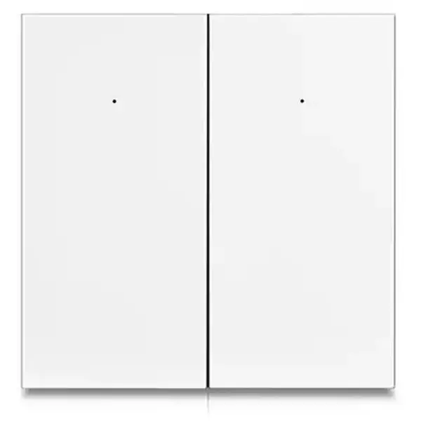 Rovo Intrerupator Smart Rovo 1081WL, 2 canale, Wifi si Bluetooth, Tuya, Life Smart, Alexa si Google Assistant, fara nul