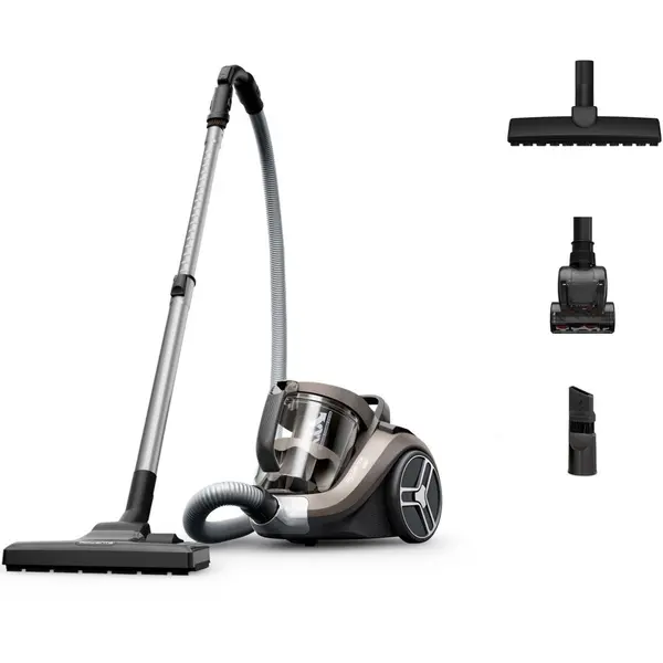 Rowenta Aspirator fara sac Rowenta Compact Power XXL RO4B50EA, 900 W, recipient pentru praf 2.5 L, 3 niveluri de filtrare, crem