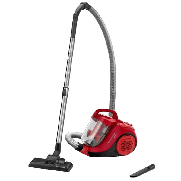 Rowenta Aspirator fara sac ROWENTA Swift Power Cyclonic RO2913EA, 750W, 3 niveluri de filtrare, acoperire 7.5m, motor Effitech, rosu