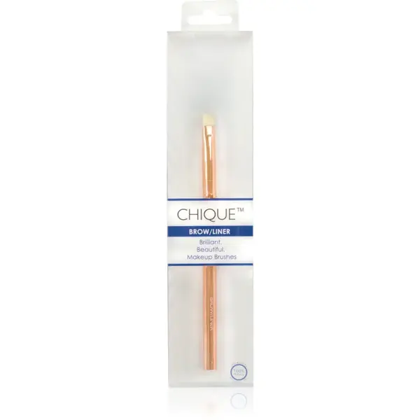 Royal and Langnickel Chique Rose Gold pensulă pentru gene și sprâncene 1 buc