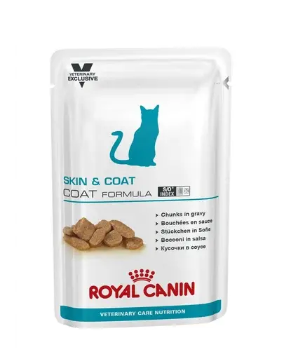 ROYAL CANIN Cat Skin&Coat 12 x 85 gr hrana umeda dietetica pentru pisici adulte cu piele sensibila