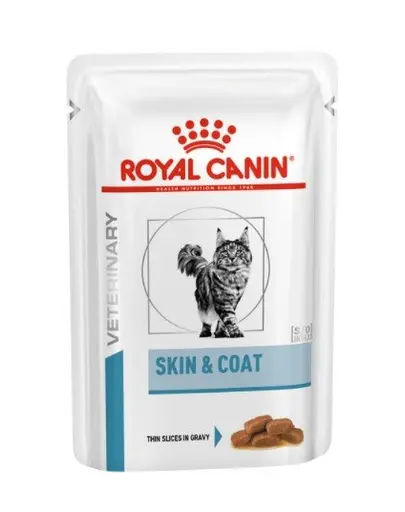 ROYAL CANIN Cat Skin & Coat 24 x 85 g hrană umedă pentru pisici adulte cu piele sensibilă