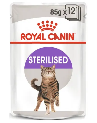 ROYAL CANIN Cat Sterilised Plicuri hrana pisici sterilizate, in aspic 12 x 85 g