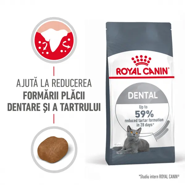 Royal Canin Dental Care Adult hrana uscata pisica, reducerea formarii tartrului, 400 g