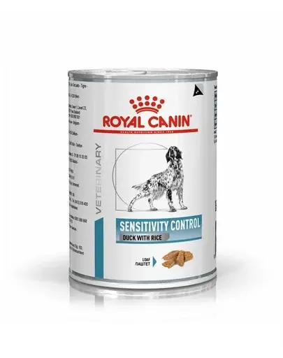 ROYAL CANIN Dog sensitivity control duck 6 x 410 g hrană umedă pentru câini adulți cu reacții adverse la alimente