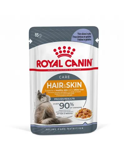 ROYAL CANIN Hair&Skin 48 x 85 g hrana umeda in aspic pisica pentru piele si blana sanatoase