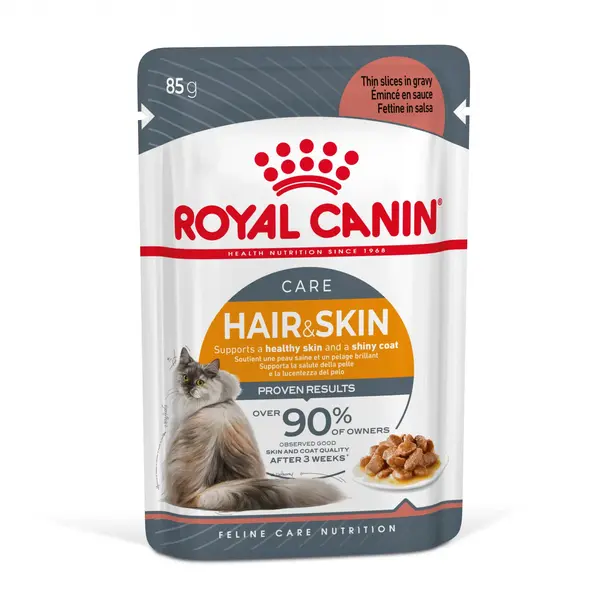 Royal Canin Hair&Skin Care Adult hrana umeda pisica, piele si blana (in sos) 85g