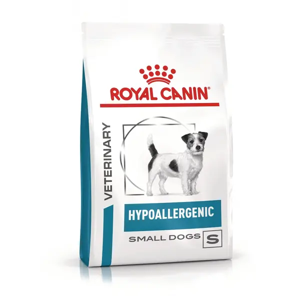 ROYAL CANIN Hypoallergenic Small Dog, XS-S, dieta veterinara, hrana uscata caini, alergii alimentare, 1 kg