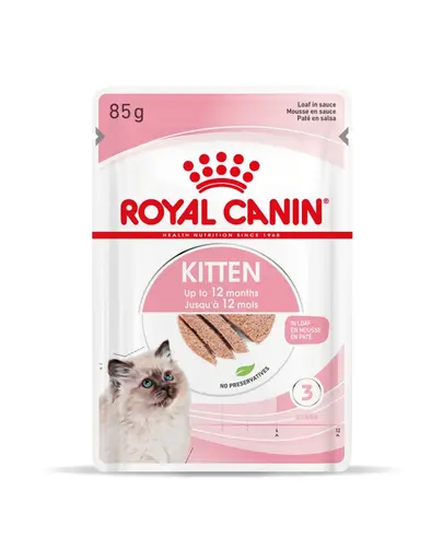 Royal Canin Kitten In Loaf hrana umeda pate pentru pisica, 12 x 85 g