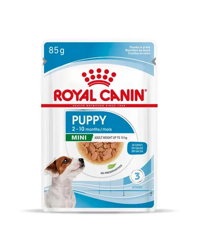 ROYAL CANIN Mini Puppy 48x85 g hrana umeda catei talie mica, in sos