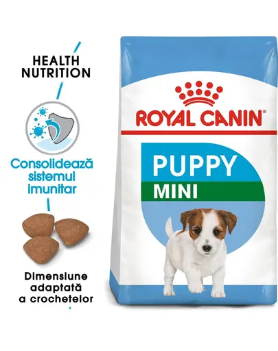 ROYAL CANIN Mini Puppy/Junior hrana uscata caine junior 8 kg + Mini puppy hrana umeda 12x85 g