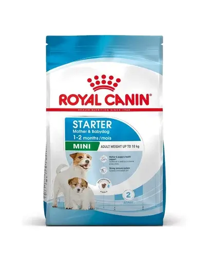 ROYAL CANIN Mini Starter Mother & Babydog hrana dietetica pentru catea mama si puii pana la 8 saptamani de talie mica 1 kg