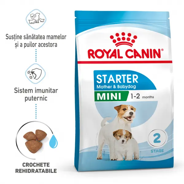 Royal Canin Mini Starter Mother Babydog, mama si puiul, hrana uscata caine, 4 kg