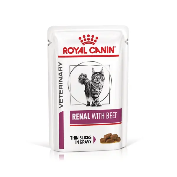 ROYAL CANIN Renal cu Vita, dieta veterinara, plic hrana umeda pisici, sistem renal, (in sos), 85 g