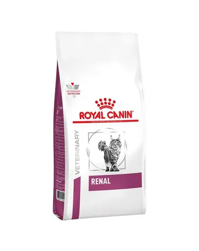ROYAL CANIN Renal Feline 4 kg hrana uscata dietetica + hrana umeda dietetica Renal Feline cu pui 12 x 85g