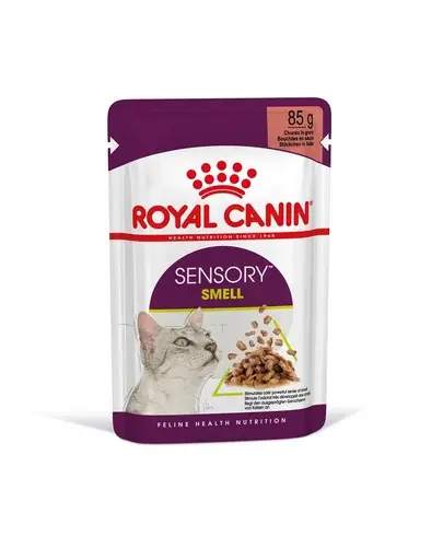 ROYAL CANIN Sensory Smell gravy 24x85 g bucăți în sos pentru pisici adulte pentru a stimula experiența olfactivă