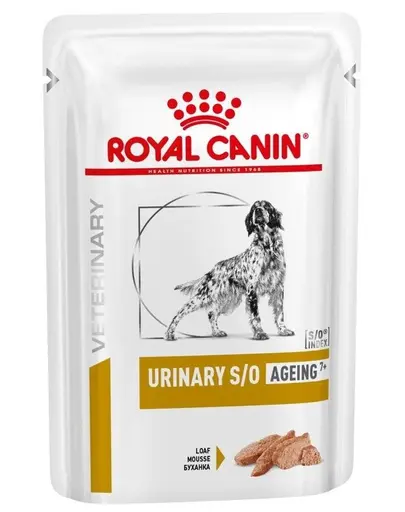 ROYAL CANIN Urinary S/O Ageing +7 12 x 85 g hrana dietetica umeda pentru caini adulti peste 7 ani cu afectiuni ale tractului urinar inferior