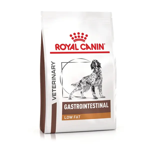 ROYAL CANIN VD Gastrointestinal Low Fat, XS-XL, dietă veterinară, hrană uscată câini, sistem digestiv, 1.5kg
