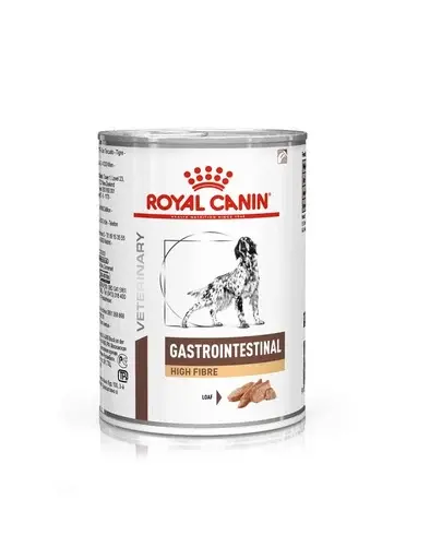 ROYAL CANIN Veterinary Gastrointestinal High Fibre 12 x 410 g pateu pentru câini cu tulburări digestive