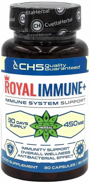 Royal Immune+, 450 mg, 30 capsule, Cvetita Herbal
