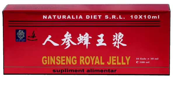 Royal Jelly & Ginseng, 10 fiole x 10ml, Naturalia Diet