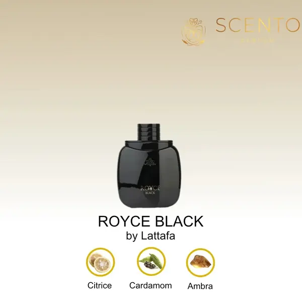 Royce Black, Lattafa Vurv, apa de parfum 100 ml, barbati
