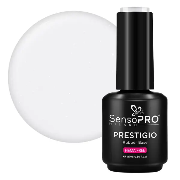Rubber Base PRESTIGIO SensoPRO Milano - Coconut Kiss 15ml