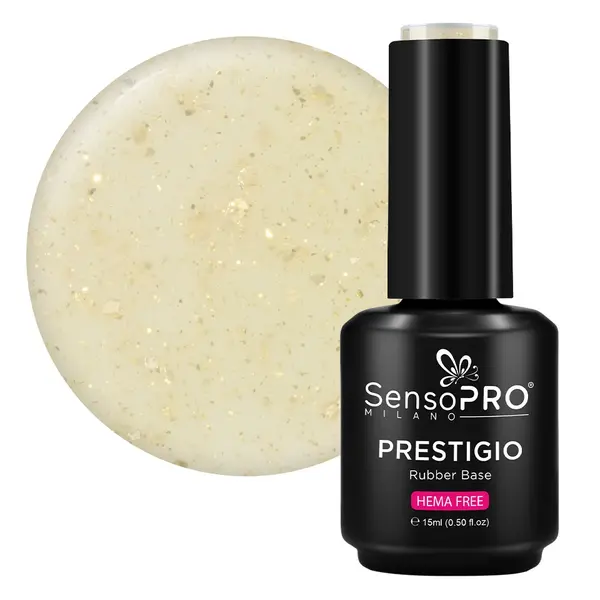 Rubber Base PRESTIGIO SensoPRO Milano - Golden Wink 15ml