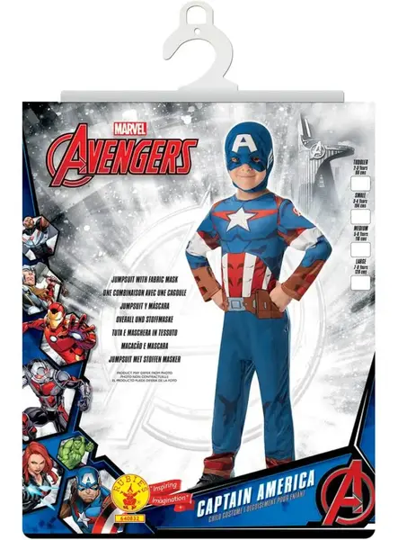 Rubies Classic Costumee Captain America (104 Cm)