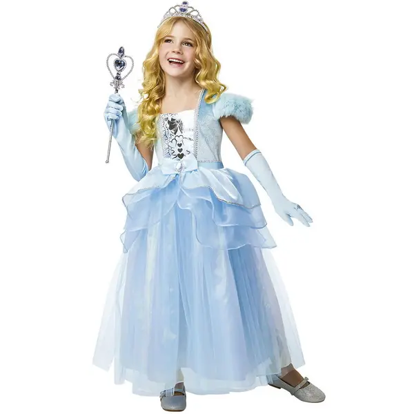 Rubies Costum de carnaval Rubies Costum de carnaval - Printesa, bleu, Poliester, 3 ani+