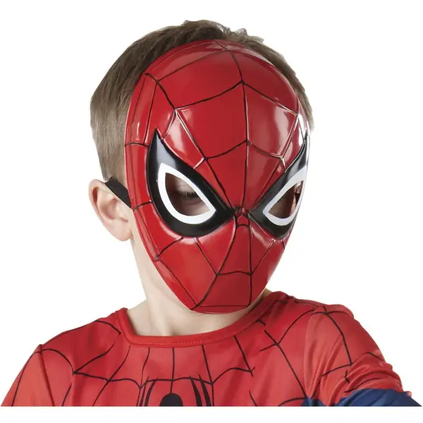 Rubies Masca carnaval Rubies Ultimate Spiderman Mask, Rosu, Plastic