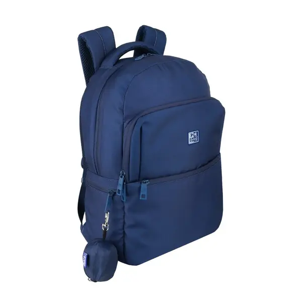 Rucsac 28l, 42x30x15cm, compartiment laptop, husa ploaie inclusa, Oxford B-Ready, albastru inchis