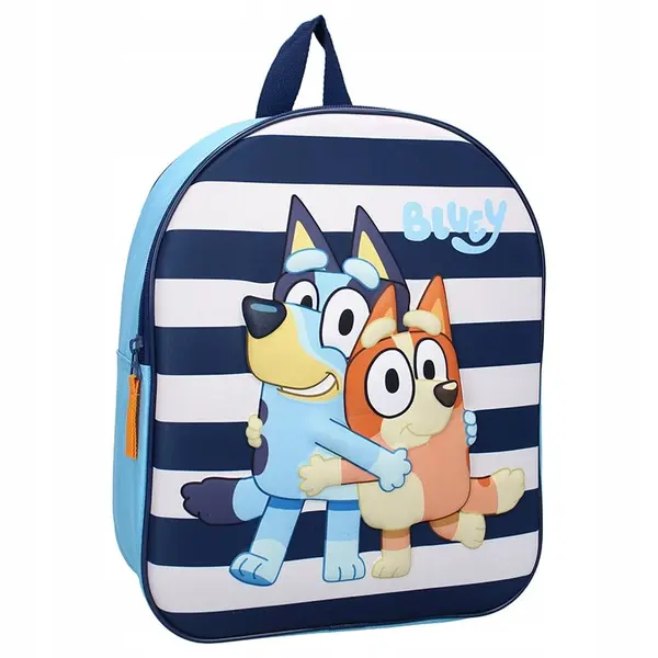 Rucsac 3D, cu un compartiment, 32x26x11 cm, bretele intarite si ajustabile, multicolor, Bluey Oh Happy Days Engros