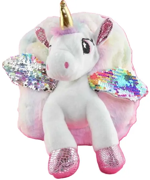 Rucsac 3D pentru grădiniță Robetoy - Unicorn, 30 cm