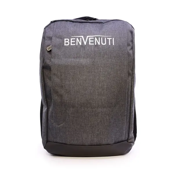 Rucsac Benvenuti gri cu logo brodat 248rucson210066gr