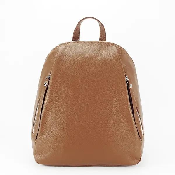 Rucsac camel din piele naturala 1506 121