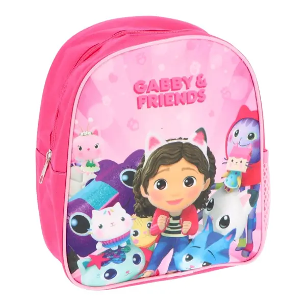 Rucsac copii, 26x22x10 cm, bretele intarite si ajustabile, multicolor, Gabby s Dollhouse Engros