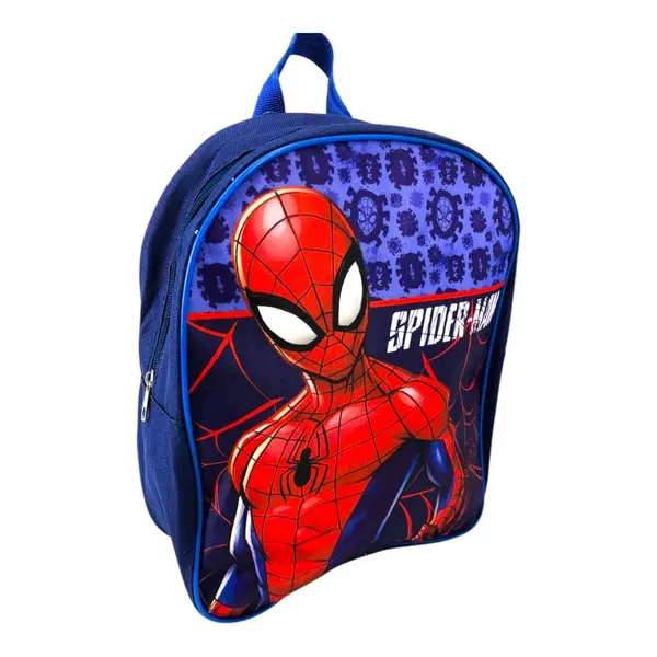 Rucsac copii, 30x26x10 cm, bretele ajustabile, albastru, Spiderman Engros
