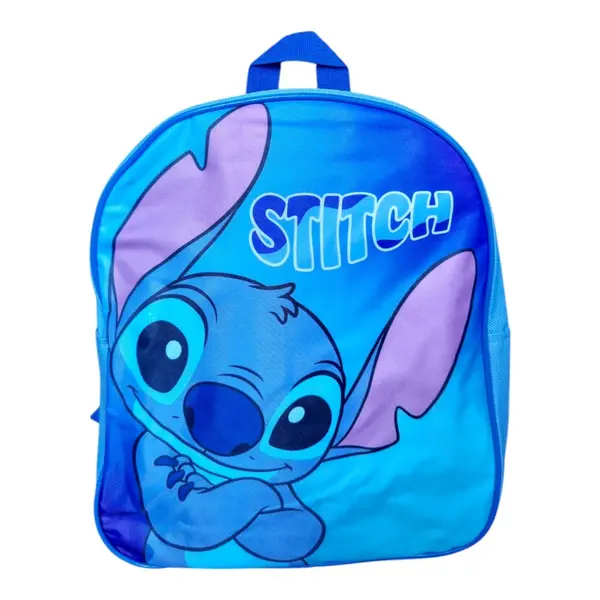 Rucsac copii, 30x26x10 cm, bretele ajustabile, albastru, Stitch Engros