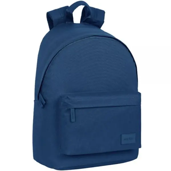 Rucsac cu buzunar laptop, tableta, Safta, Basic, Navy Blue, 31 x 41 x 16 cm